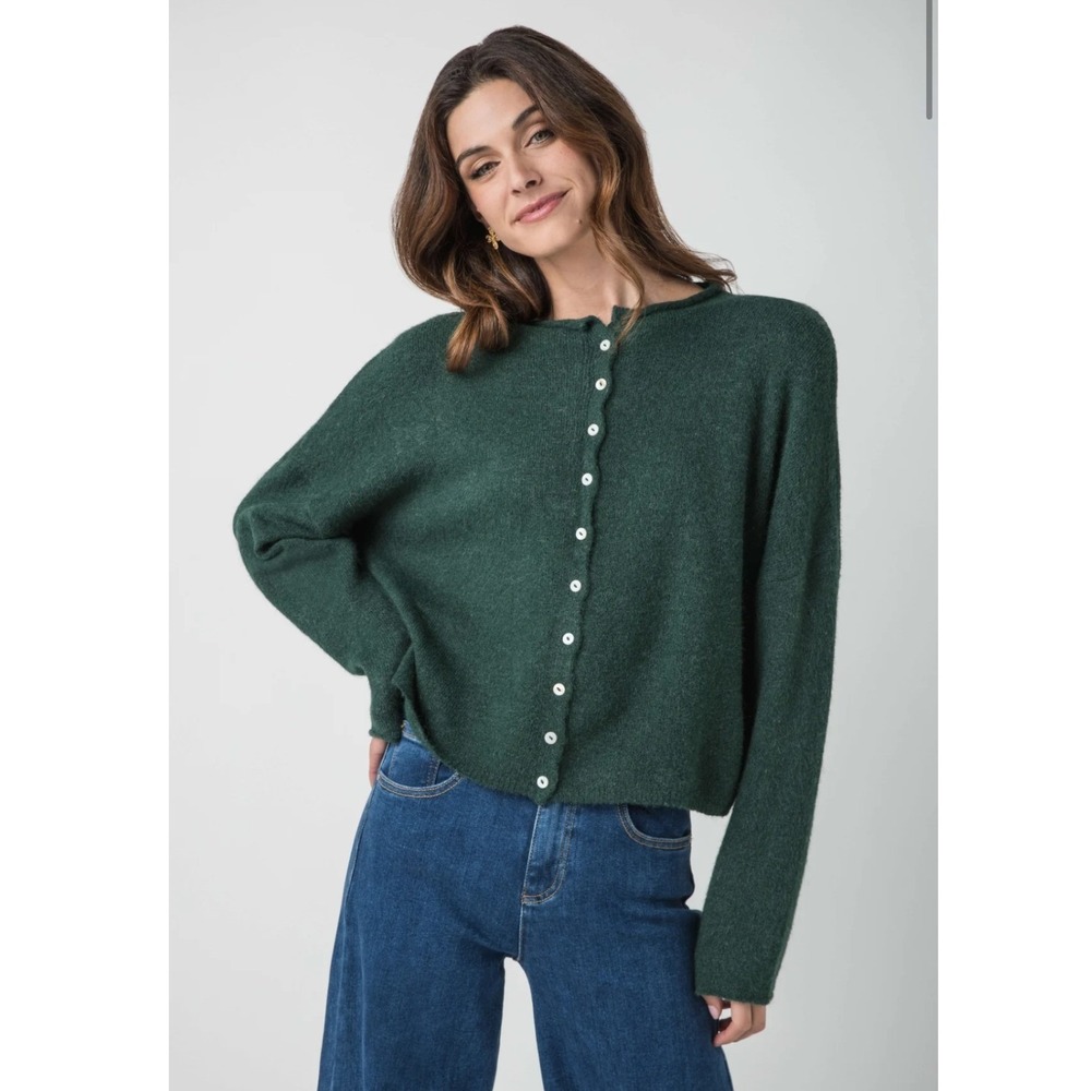 Things Between Emerald Green Piper Wool Blend But… - image 8